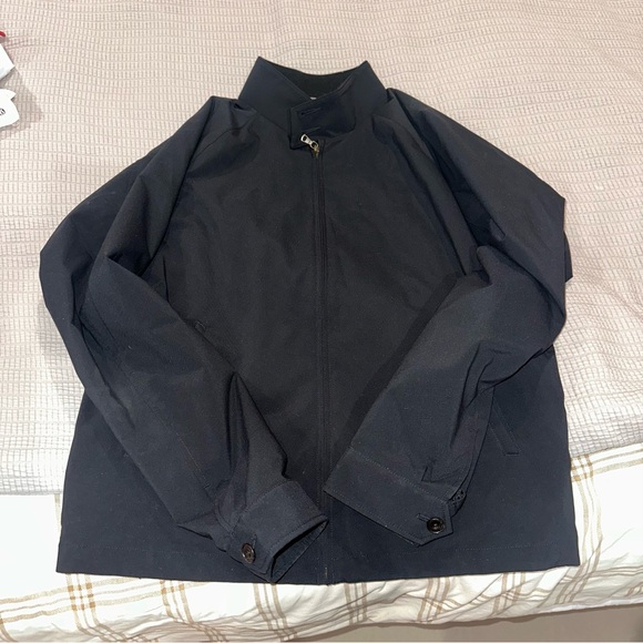 Uniqlo Men’s Medium - Black Harrington Bomber Jacket - full zip - Picture 4 of 9